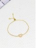 "I Love You" Adjustable heart Rhinestone Stretch Bracelet 
